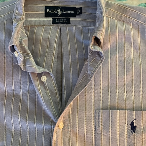 Polo by Ralph Lauren Buttoned long sleeve Men’s size Medium Gently Used - Picture 2 of 8
